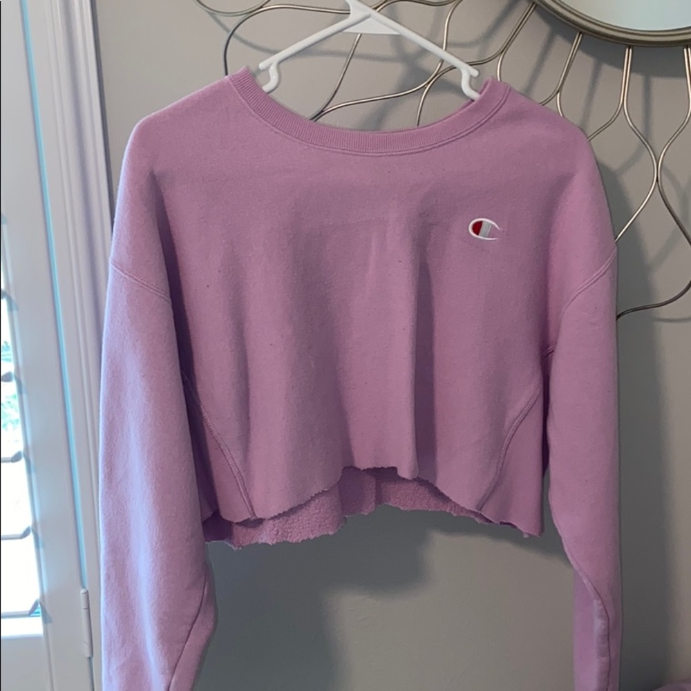 Cropped Champion Crewneck
